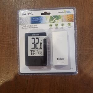 Taylor Precision Products Wireless Digital Indoor/Outdoor Thermometer New Sealed